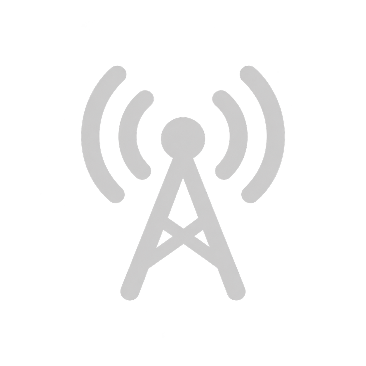 Icona minimalista di antenna radio